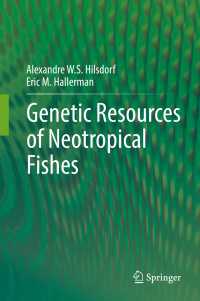 Genetic Resources of Neotropical Fishes〈1st ed. 2017〉