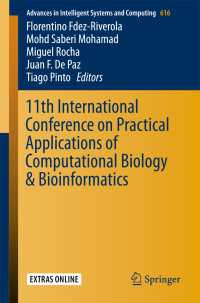 11th International Conference on Practical Applications of Computational Biology & Bioinformatics〈1st ed. 2017〉