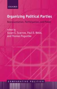 政党の結成<br>Organizing Political Parties : Representation, Participation, and Power