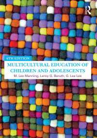幼児と青年の多文化教育（第６版）<br>Multicultural Education of Children and Adolescents（6 NED）