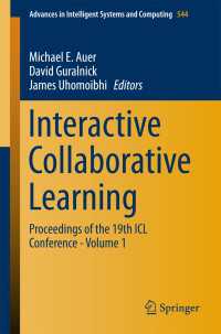 Interactive Collaborative Learning〈1st ed. 2017〉 : Proceedings of the 19th ICL Conference - Volume 1