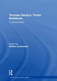 ハーディのノート（校訂版）<br>Thomas Hardy’s ‘Facts’ Notebook : A Critical Edition