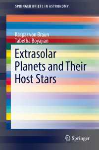Extrasolar Planets and Their Host Stars〈1st ed. 2017〉