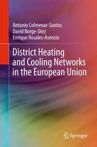 District Heating and Cooling Networks in the European Union〈1st ed. 2017〉
