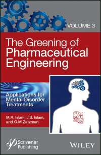 The Greening of Pharmaceutical Engineering, Applications for Mental Disorder Treatments〈Volume 3〉