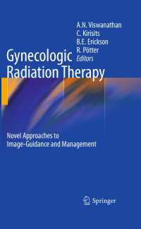 Gynecologic Radiation Therapy : Novel Approaches to Image-Guidance and Management