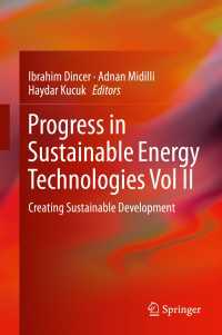 Progress in Sustainable Energy Technologies Vol II : Creating Sustainable Development