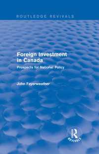 Foreign Investment in Canada : Prospects for National Policy