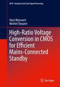 High-Ratio Voltage Conversion in CMOS for Efficient Mains-Connected Standby〈1st ed. 2016〉