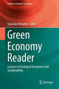 Green Economy Reader〈1st ed. 2017〉 : Lectures in Ecological Economics and Sustainability