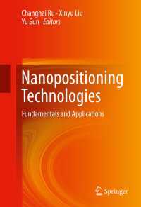 Nanopositioning Technologies〈1st ed. 2016〉 : Fundamentals and Applications