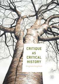 Critique as Critical History〈1st ed. 2017〉