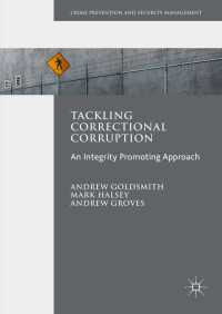 Tackling Correctional Corruption〈1st ed. 2016〉