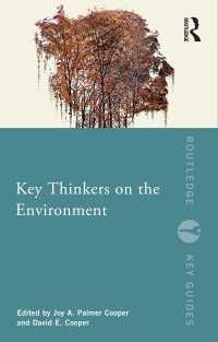 環境思想の重要人物事典<br>Key Thinkers on the Environment