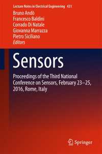Sensors〈1st ed. 2018〉 : Proceedings of the Third National Conference on Sensors, February 23-25, 2016, Rome, Italy