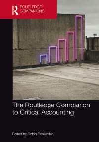 ラウトレッジ版 批判的会計学必携<br>The Routledge Companion to Critical Accounting