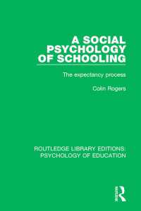 A Social Psychology of Schooling : The Expectancy Process