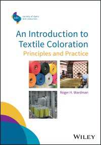 線維着色入門：原則と実践<br>An Introduction to Textile Coloration : Principles and Practice
