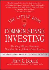 ジョン・ボーグル『インデックス投資は勝者のゲーム：株式市場から利益を得る常識的方法』（原書）<br>The Little Book of Common Sense Investing〈Updated and Revised〉 : The Only Way to Guarantee Your Fair Share of Stock Market Returns（2）