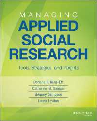 応用社会調査のマネジメント<br>Managing Applied Social Research : Tools, Strategies, and Insights