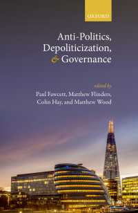 反政治、脱政治とガバナンス<br>Anti-Politics, Depoliticization, and Governance