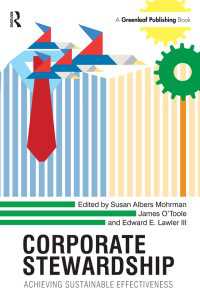 Corporate Stewardship : Achieving Sustainable Effectiveness