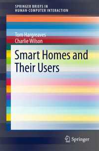 Smart Homes and Their Users〈1st ed. 2017〉