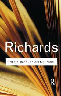 Ｉ．Ａ．リチャーズ著／文学批評原理<br>Principles of Literary Criticism