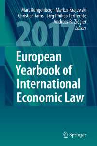 European Yearbook of International Economic Law 2017〈1st ed. 2017〉