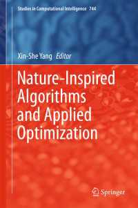 Nature-Inspired Algorithms and Applied Optimization〈1st ed. 2018〉