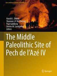 The Middle Paleolithic Site of Pech de l'Azé IV〈1st ed. 2018〉