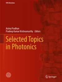 Selected Topics in Photonics〈1st ed. 2018〉
