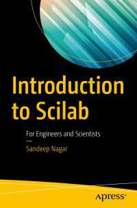 Introduction to Scilab〈1st ed.〉 : For Engineers and Scientists