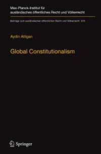 Global Constitutionalism〈1st ed. 2018〉 : A Socio-legal Perspective