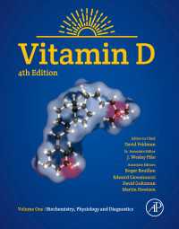 ビタミンD（第４版・全２巻）第１巻：生化学・生理学・診断<br>Vitamin D : Volume 1: Biochemistry, Physiology and Diagnostics（4）