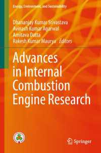 Advances in Internal Combustion Engine Research〈1st ed. 2018〉