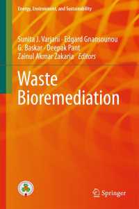 Waste Bioremediation〈1st ed. 2018〉