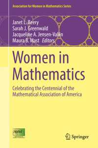 Women in Mathematics〈1st ed. 2017〉 : Celebrating the Centennial of the Mathematical Association of America