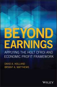 Beyond Earnings : Applying the HOLT CFROI and Economic Profit Framework
