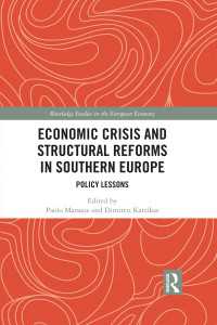 Economic Crisis and Structural Reforms in Southern Europe : Policy Lessons