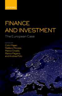 金融と投資：ヨーロッパの事例<br>Finance and Investment: The European Case