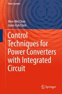 Control Techniques for Power Converters with Integrated Circuit〈1st ed. 2018〉