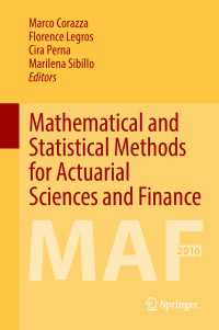 Mathematical and Statistical Methods for Actuarial Sciences and Finance : MAF 2016