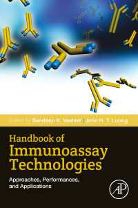 免疫測定技術ハンドブック<br>Handbook of Immunoassay Technologies : Approaches, Performances, and Applications