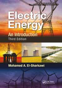 電力入門（第３版）<br>Electric Energy : An Introduction, Third Edition（3 NED）