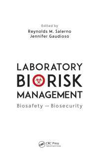 実験生体リスク管理<br>Laboratory Biorisk Management : Biosafety and Biosecurity