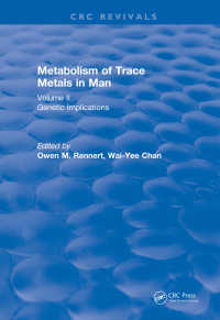 Metabolism of Trace Metals in Man Vol. II (1984) : Genetic Implications