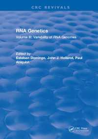 RNA Genetics : Volume III: Variability of RNA Genomes