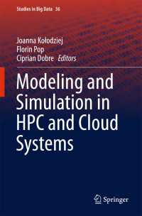 Modeling and Simulation in HPC and Cloud Systems〈1st ed. 2018〉
