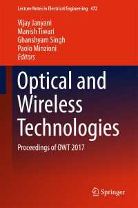 Optical and Wireless Technologies : Proceedings of OWT 2017